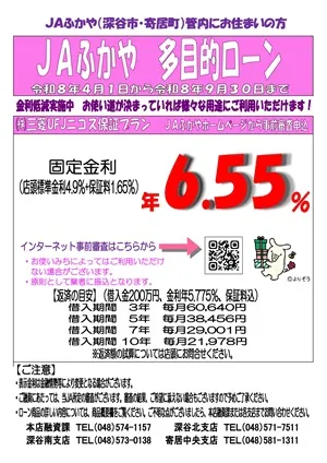 住宅所有者向けフリーローン